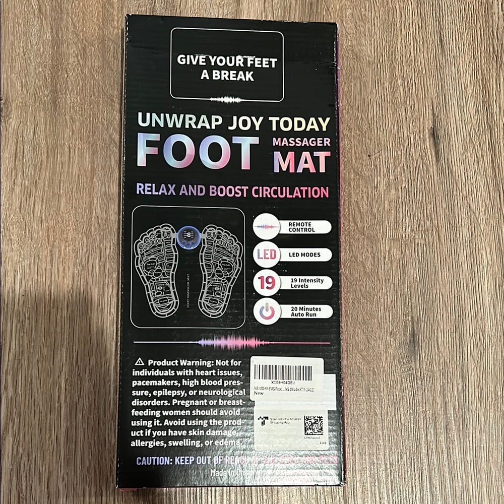 Foot Massager Mat with LED Modes